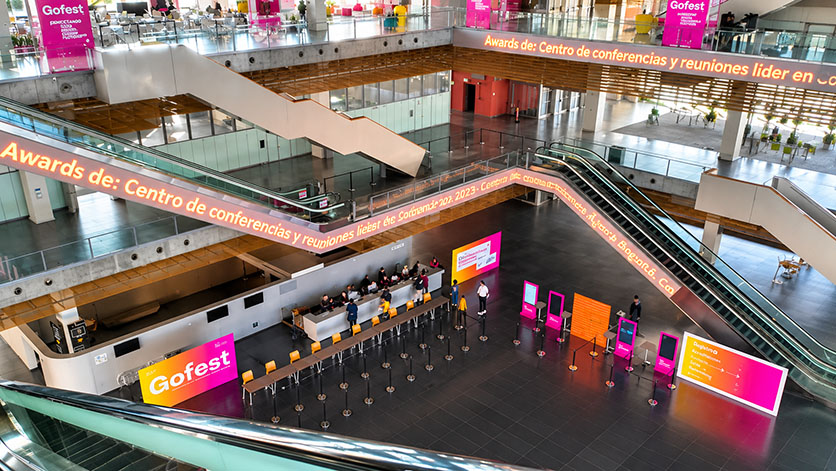 POST2 BTL · EVENTOS · ARQUITECTURA EFÍMERA · CÁMARA DE COMERCIO DE BOGOTÁ / GO FEST 2023