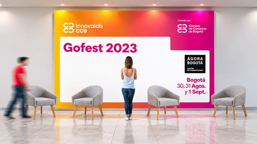POST3 BTL · EVENTOS · ARQUITECTURA EFÍMERA · CÁMARA DE COMERCIO DE BOGOTÁ / GO FEST 2023