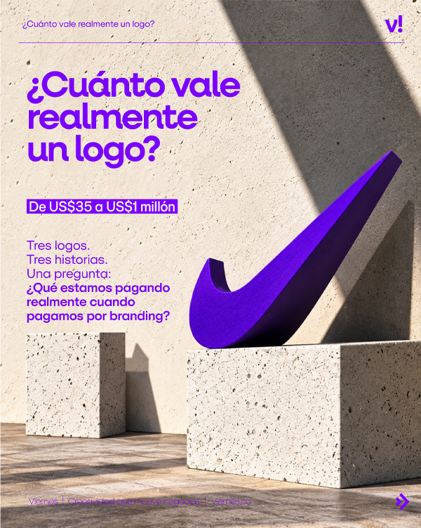 CUÁNTO VALE REALMENTE UN LOGO CUÁNTO VALE REALMENTE UN LOGO